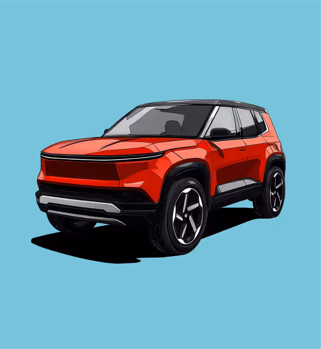 An illustration of a car