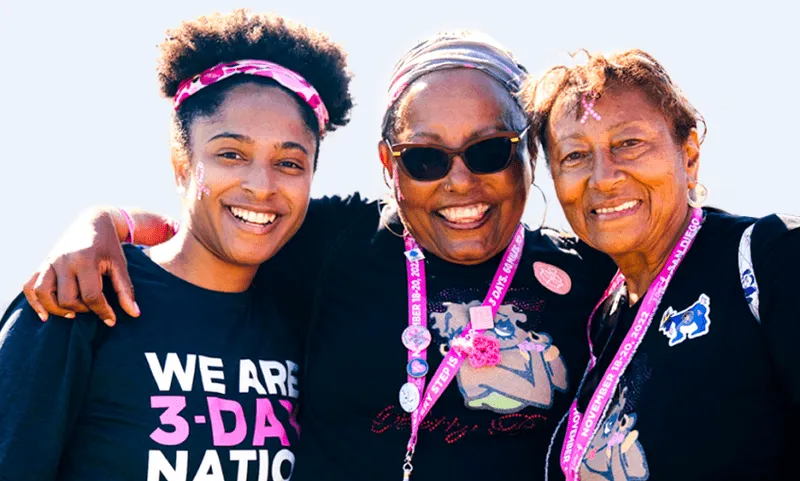 three ladies