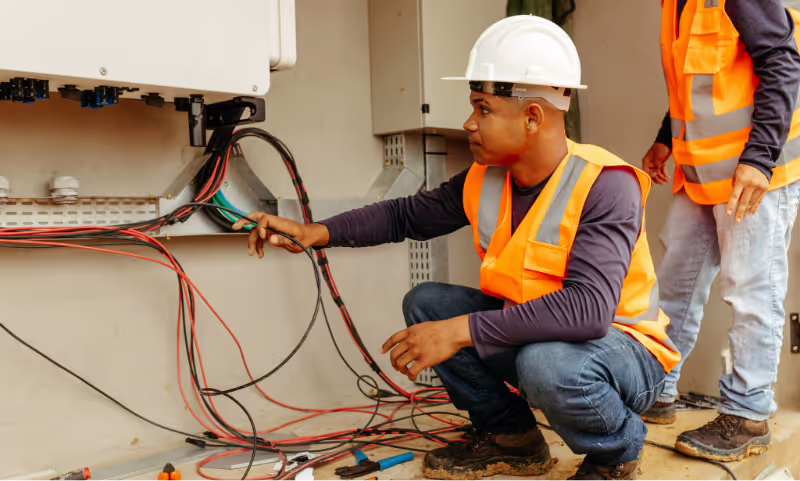A construction worker