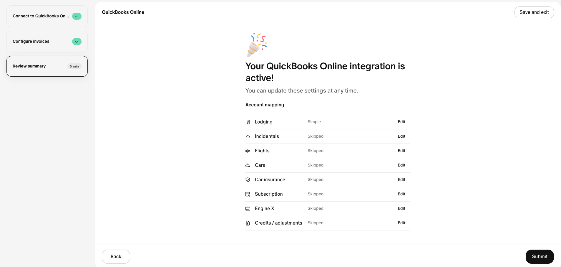Timing of bill syncing after QuickBooks integration is activated